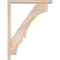 Ekena Millwork Balboa Block Smooth Bracket w/ Offset Brace, Douglas Fir, 3 1/2"W x 24"D x 32"H BKT0402X24X32BOA05SDF - alternate 4